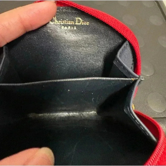 Vintage Christian Dior Zip  around coin purse - Picture 5 of 12